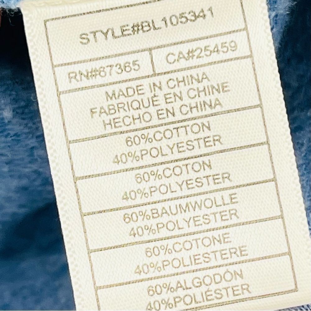 BB Dakota Groove Thing Sweatshirt in Blue Tie-Dye Women’s Size S NWT - Picture 8 of 10